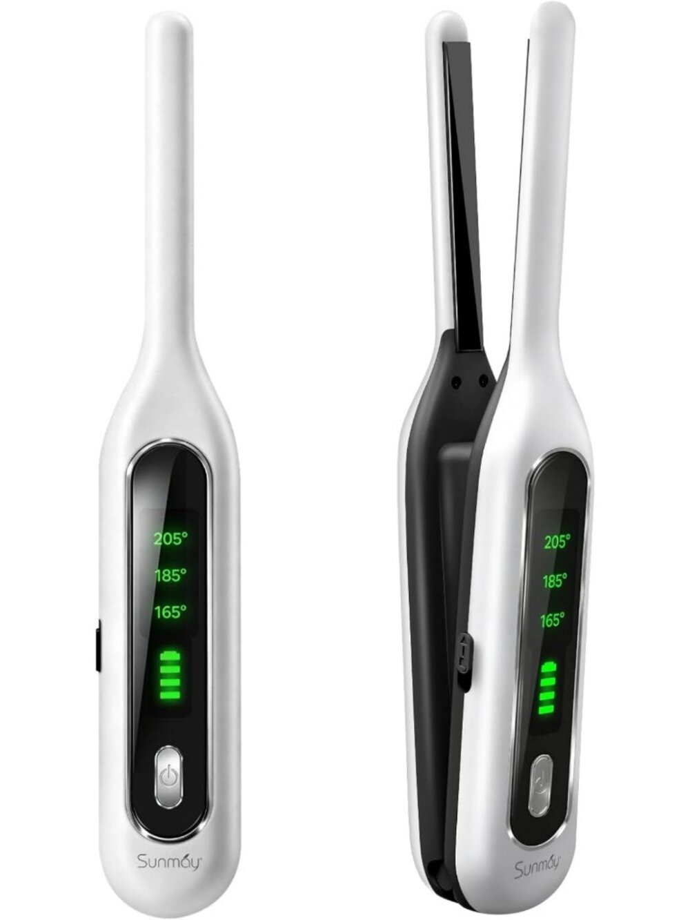 Cordless Mini Hair Straightener Flat Iron for Short Hair & Travel - Compact